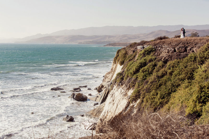 Santa Barbara cliff wedding at Dos Pueblos Ranch wedding photography