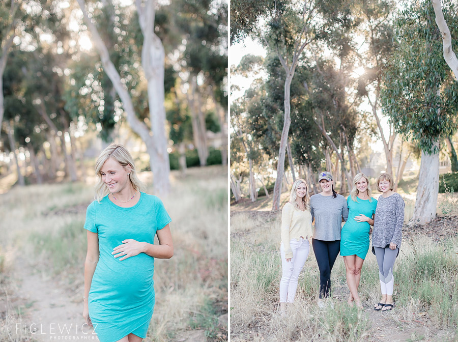 mother to be with friends in palos verdes