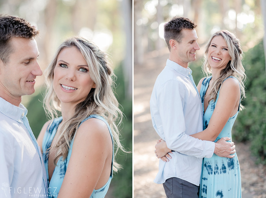 smiling bride to be in palos verdes