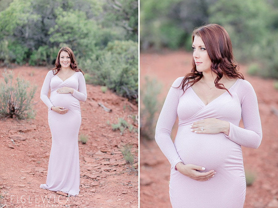 Sedona Arizona Maternity Portraits