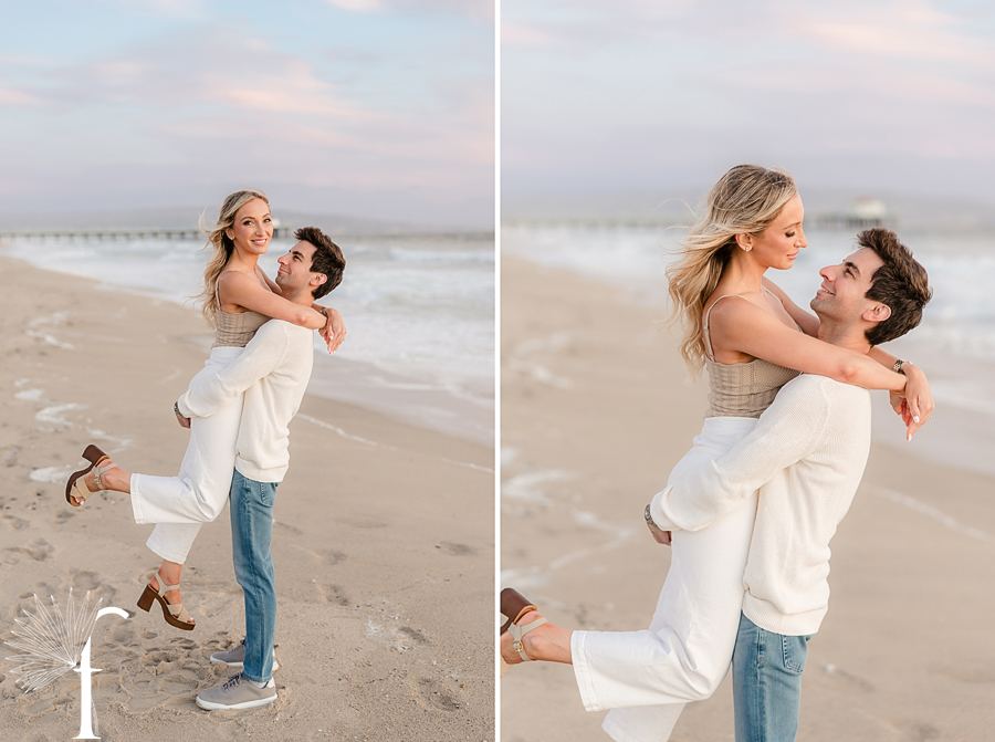 Manhattan Beach Engagement Session | Taylor & Marco 