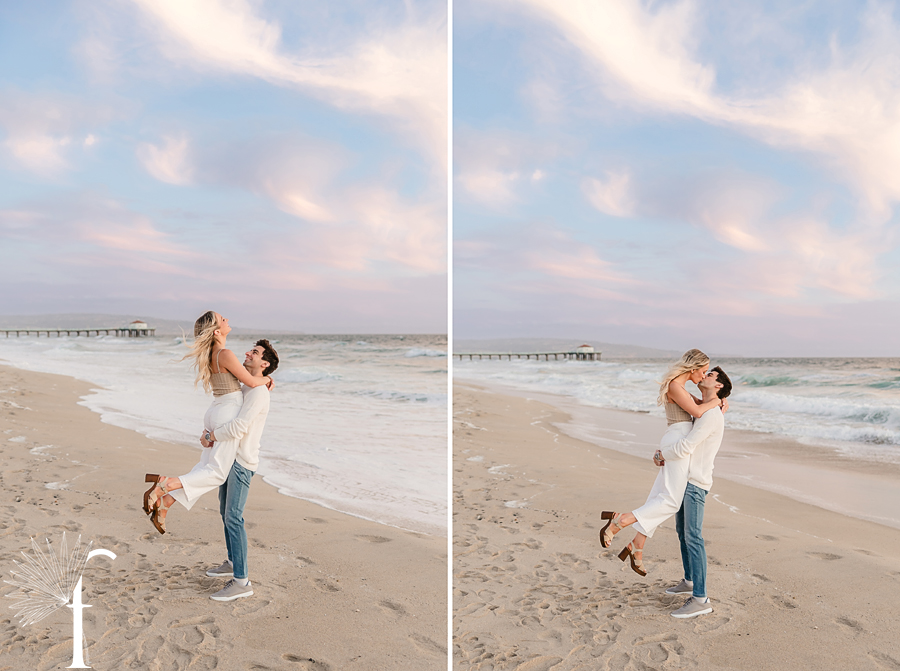 Manhattan Beach Engagement Session | Taylor & Marco 