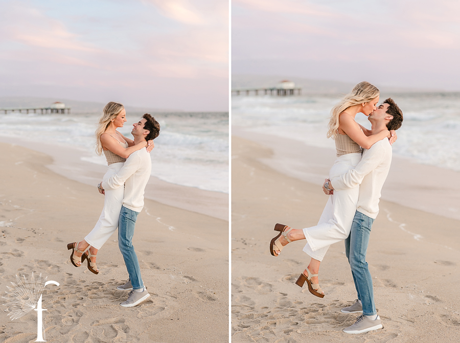 Manhattan Beach Engagement Session | Taylor & Marco 