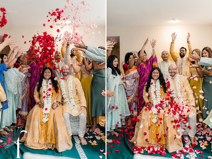 Vibrant Backyard Celebration | Lakshmi & Tom