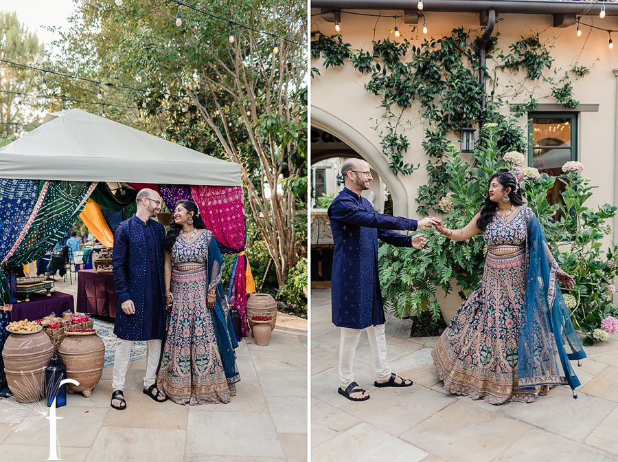 Vibrant Backyard Celebration | Lakshmi & Tom