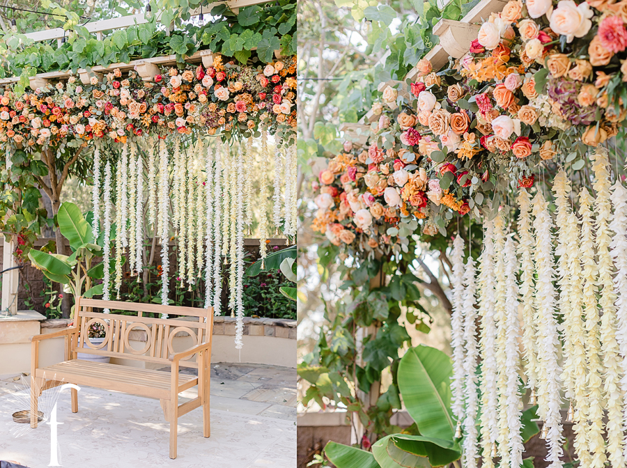 Vibrant Backyard Celebration | Lakshmi & Tom