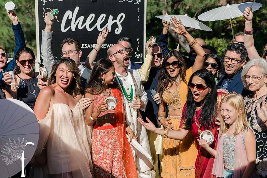 Vibrant Backyard Celebration | Lakshmi & Tom