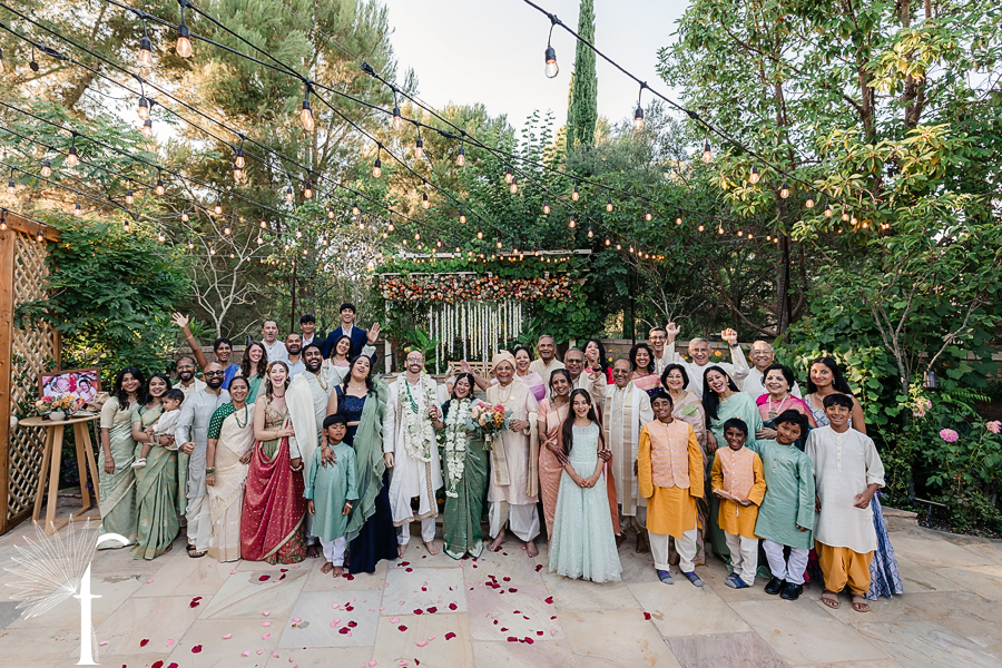 Vibrant Backyard Celebration | Lakshmi & Tom
