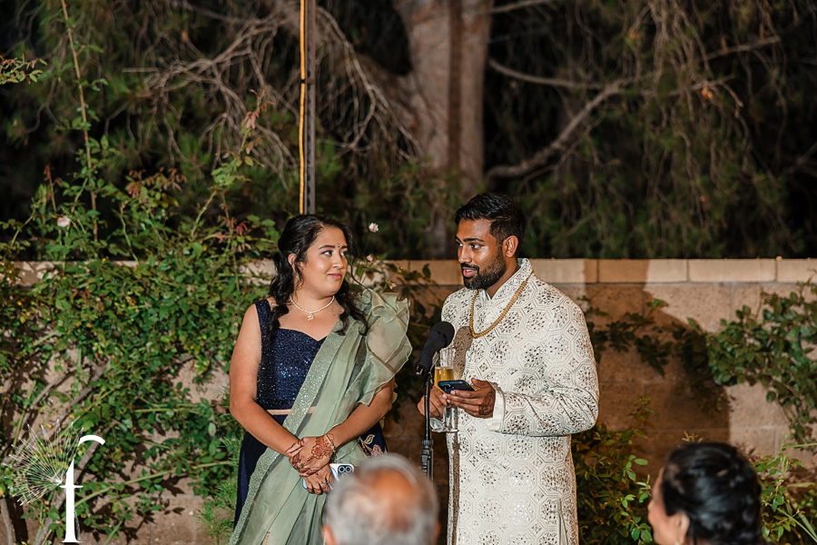 Vibrant Backyard Celebration | Lakshmi & Tom