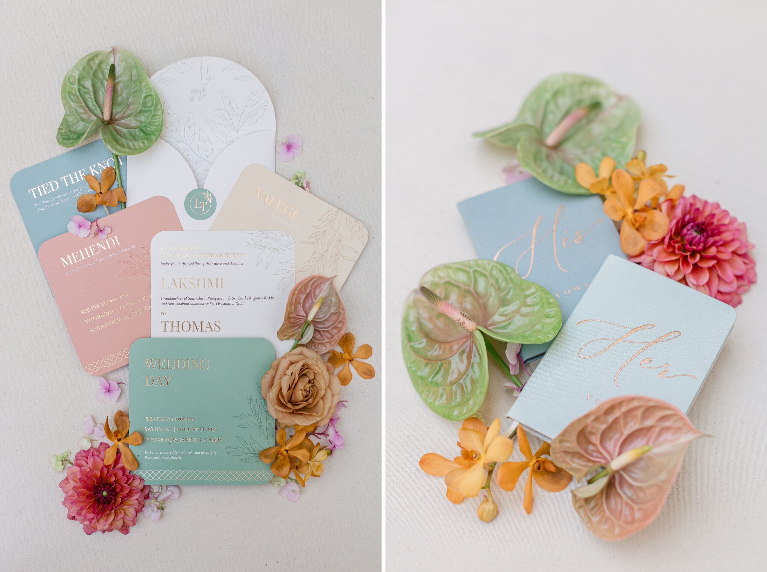 Vibrant Backyard Celebration | Lakshmi & Tom