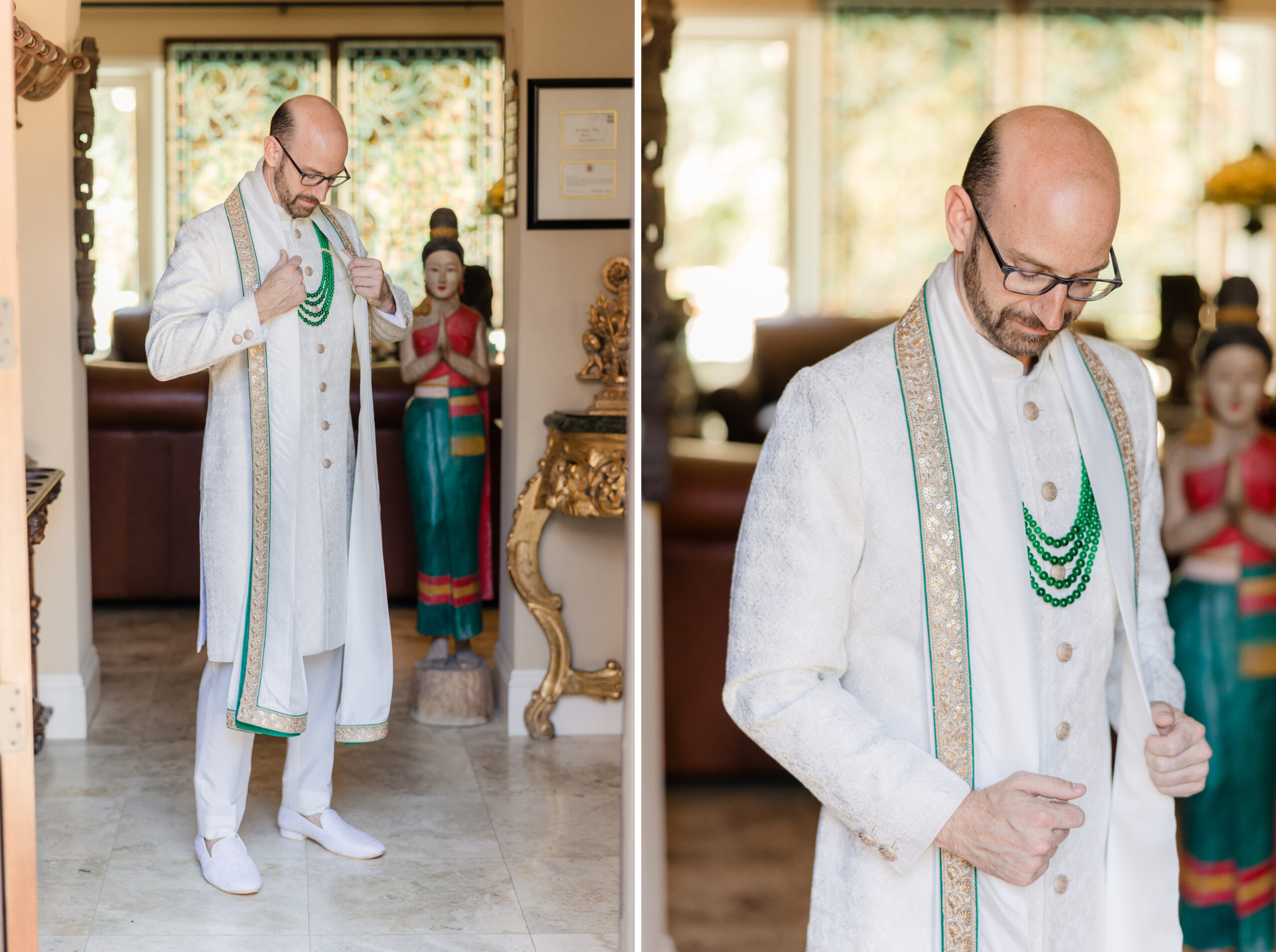 Vibrant Backyard Celebration | Lakshmi & Tom