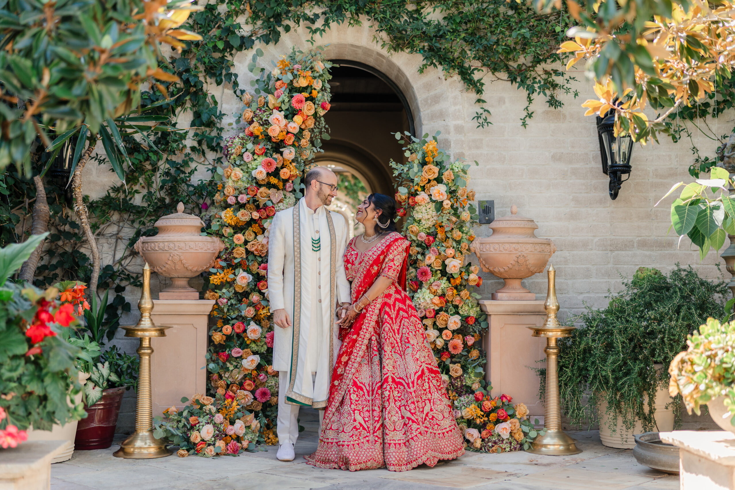 Vibrant Backyard Celebration | Lakshmi & Tom