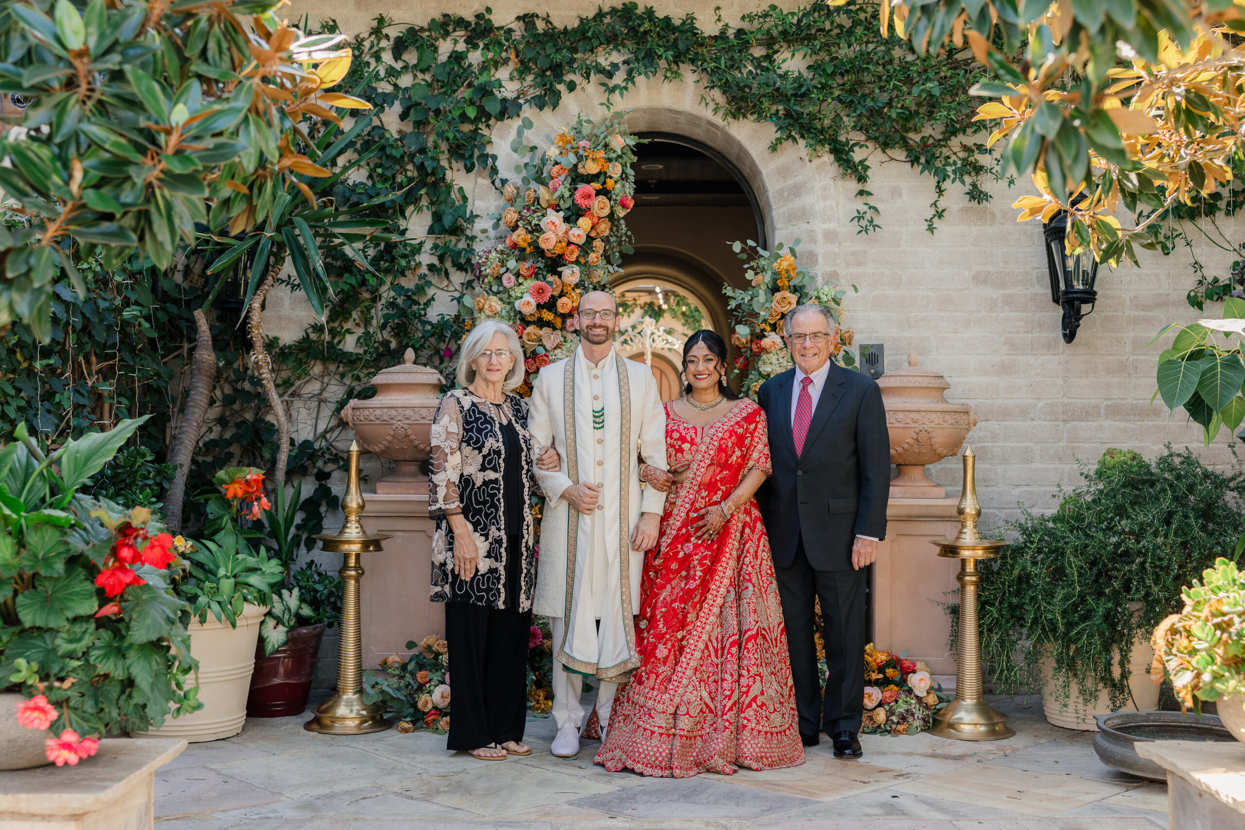 Vibrant Backyard Celebration | Lakshmi & Tom