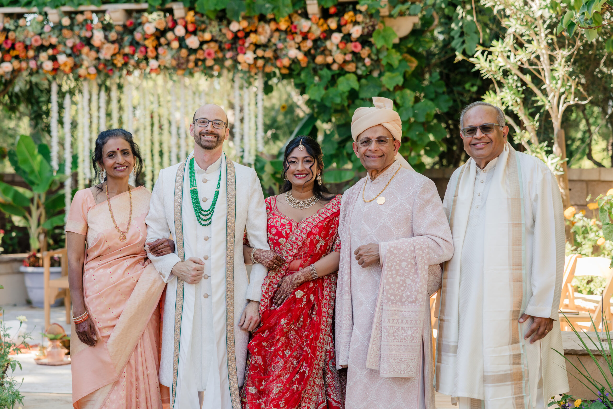 Vibrant Backyard Celebration | Lakshmi & Tom