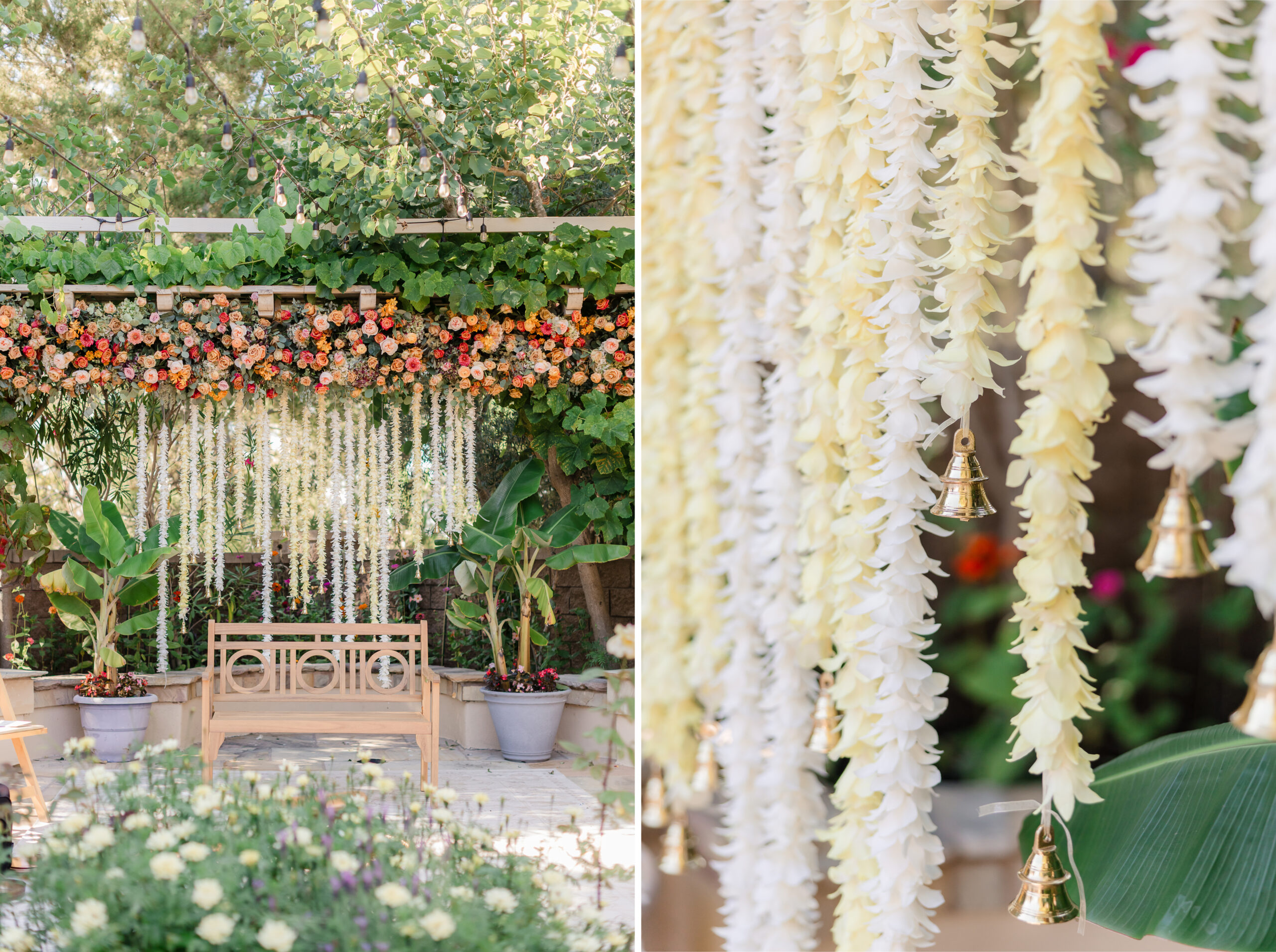 Vibrant Backyard Celebration | Lakshmi & Tom