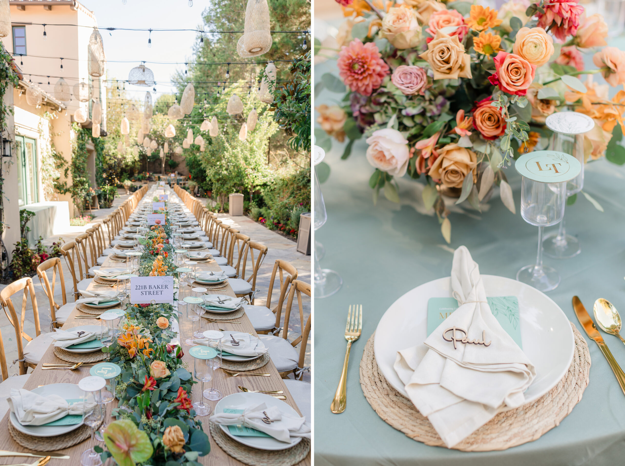 Vibrant Backyard Celebration | Lakshmi & Tom