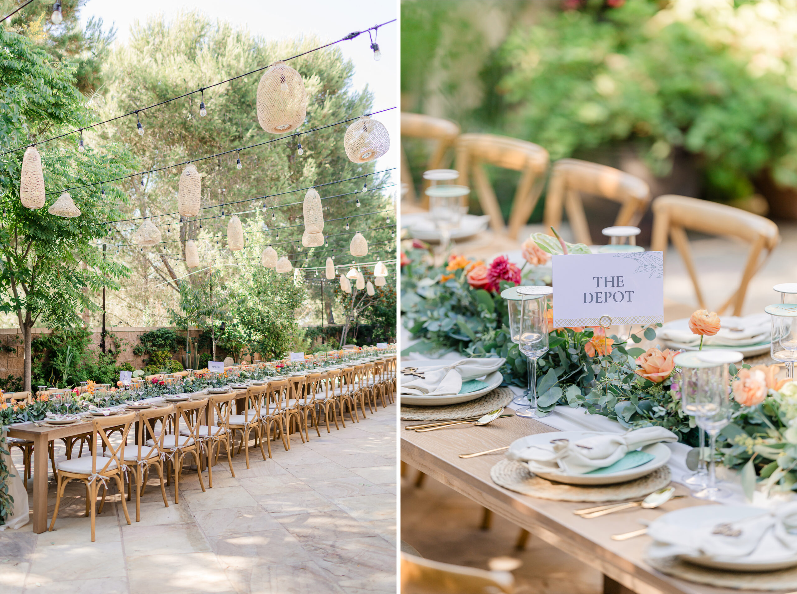 Vibrant Backyard Celebration | Lakshmi & Tom