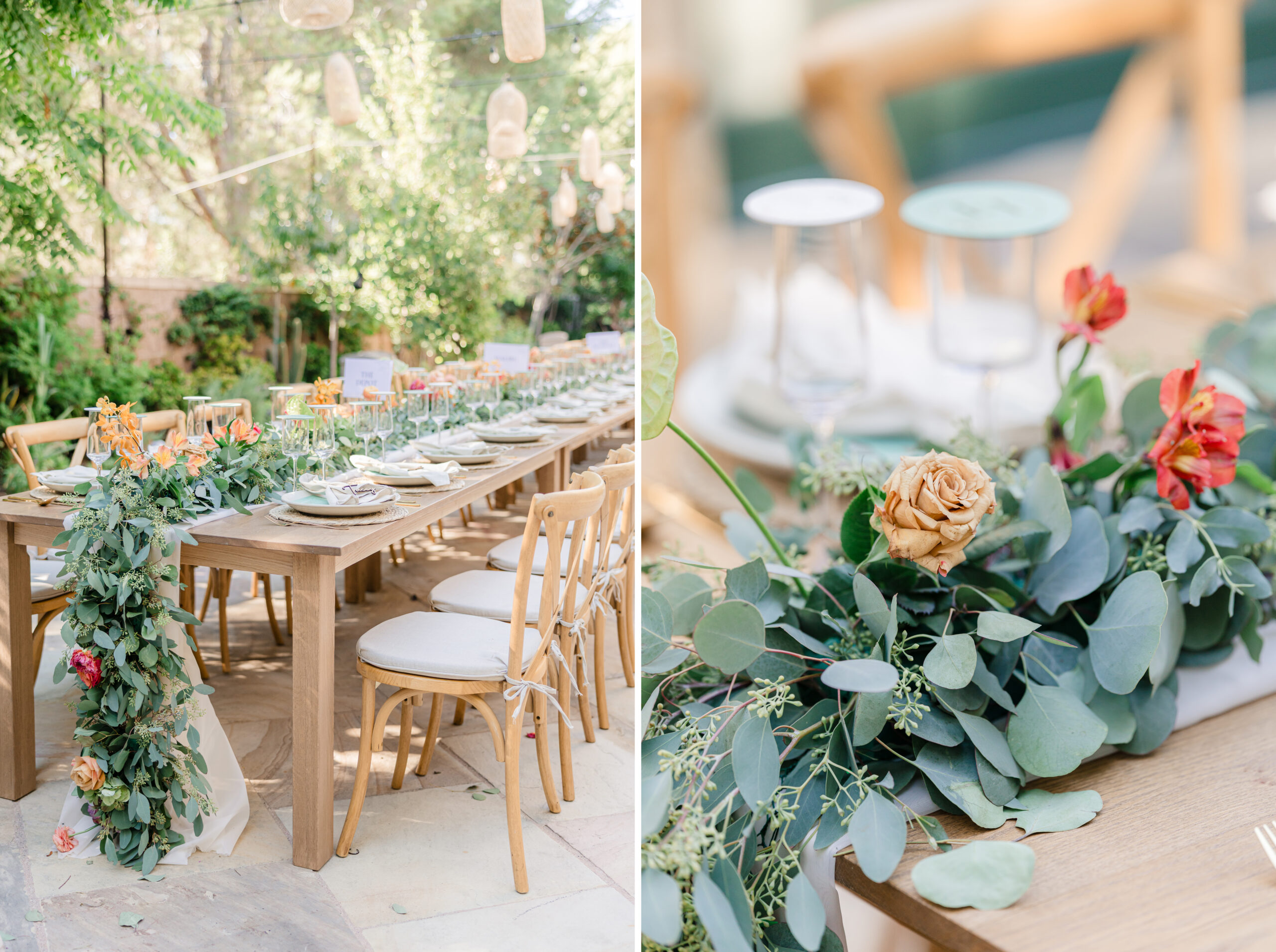 Vibrant Backyard Celebration | Lakshmi & Tom