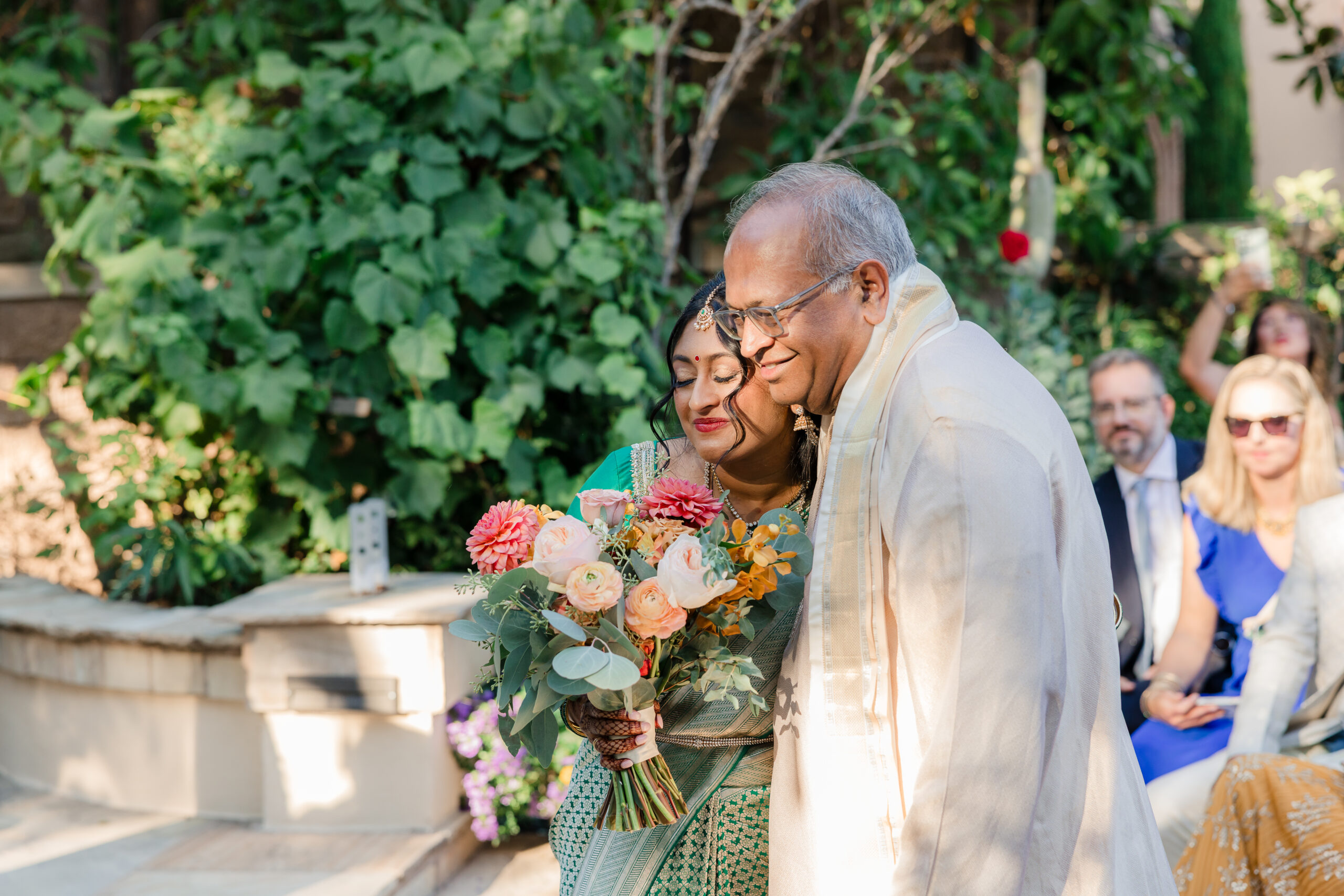 Vibrant Backyard Celebration | Lakshmi & Tom