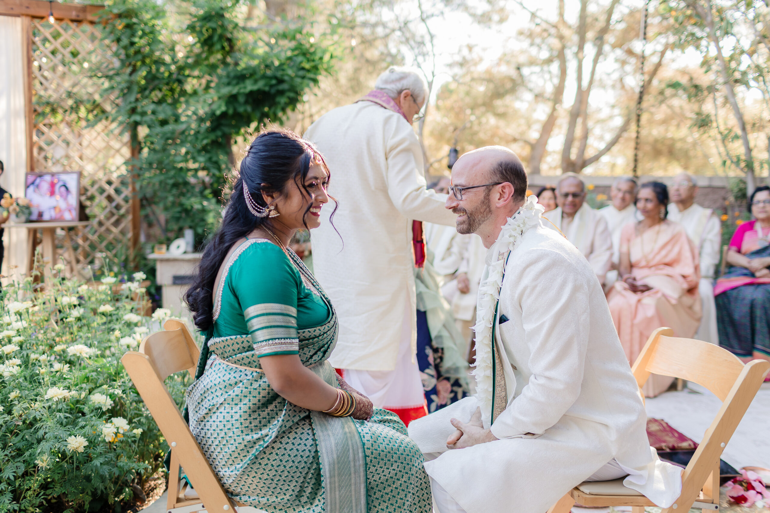 Vibrant Backyard Celebration | Lakshmi & Tom