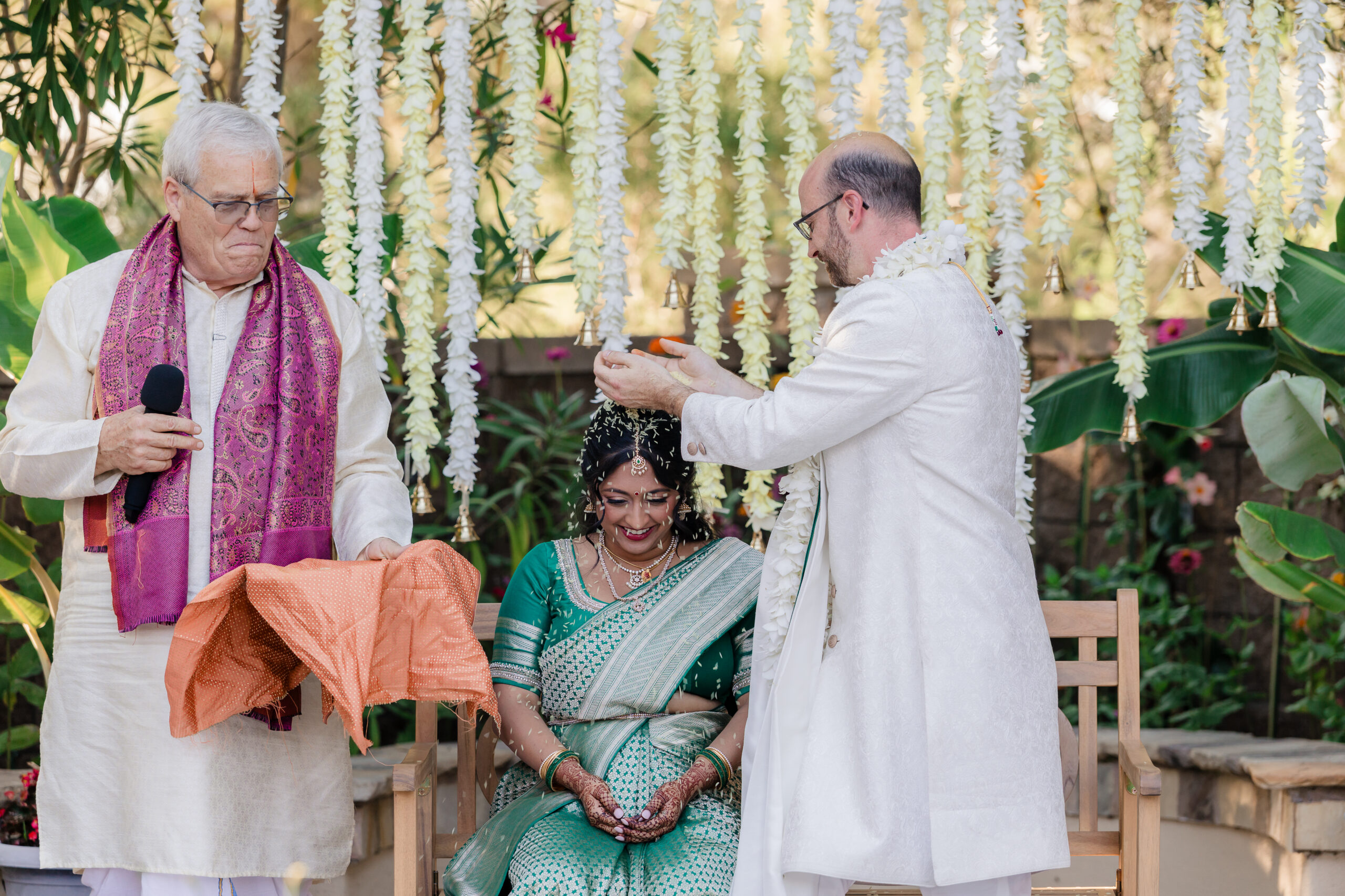Vibrant Backyard Celebration | Lakshmi & Tom
