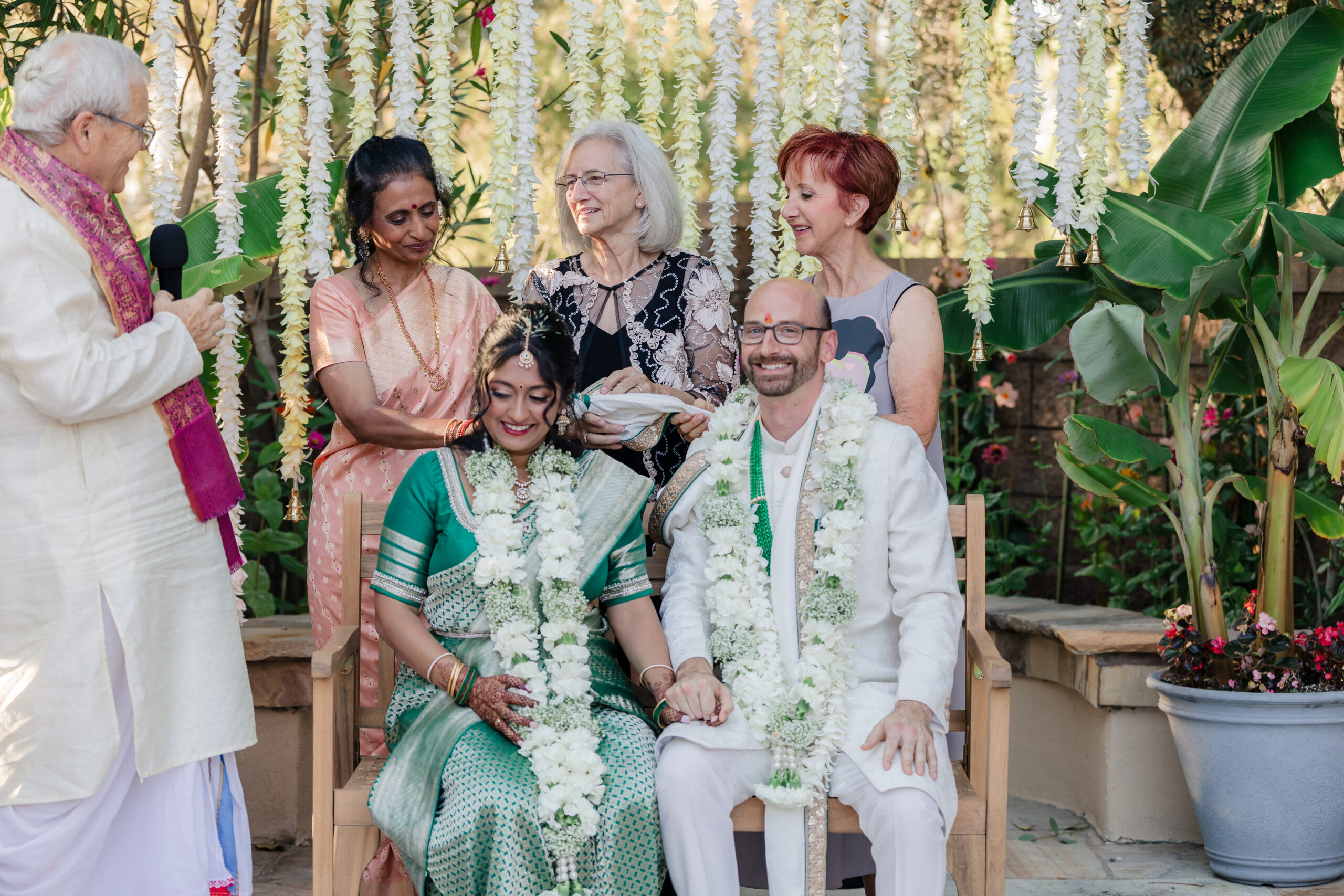 Vibrant Backyard Celebration | Lakshmi & Tom