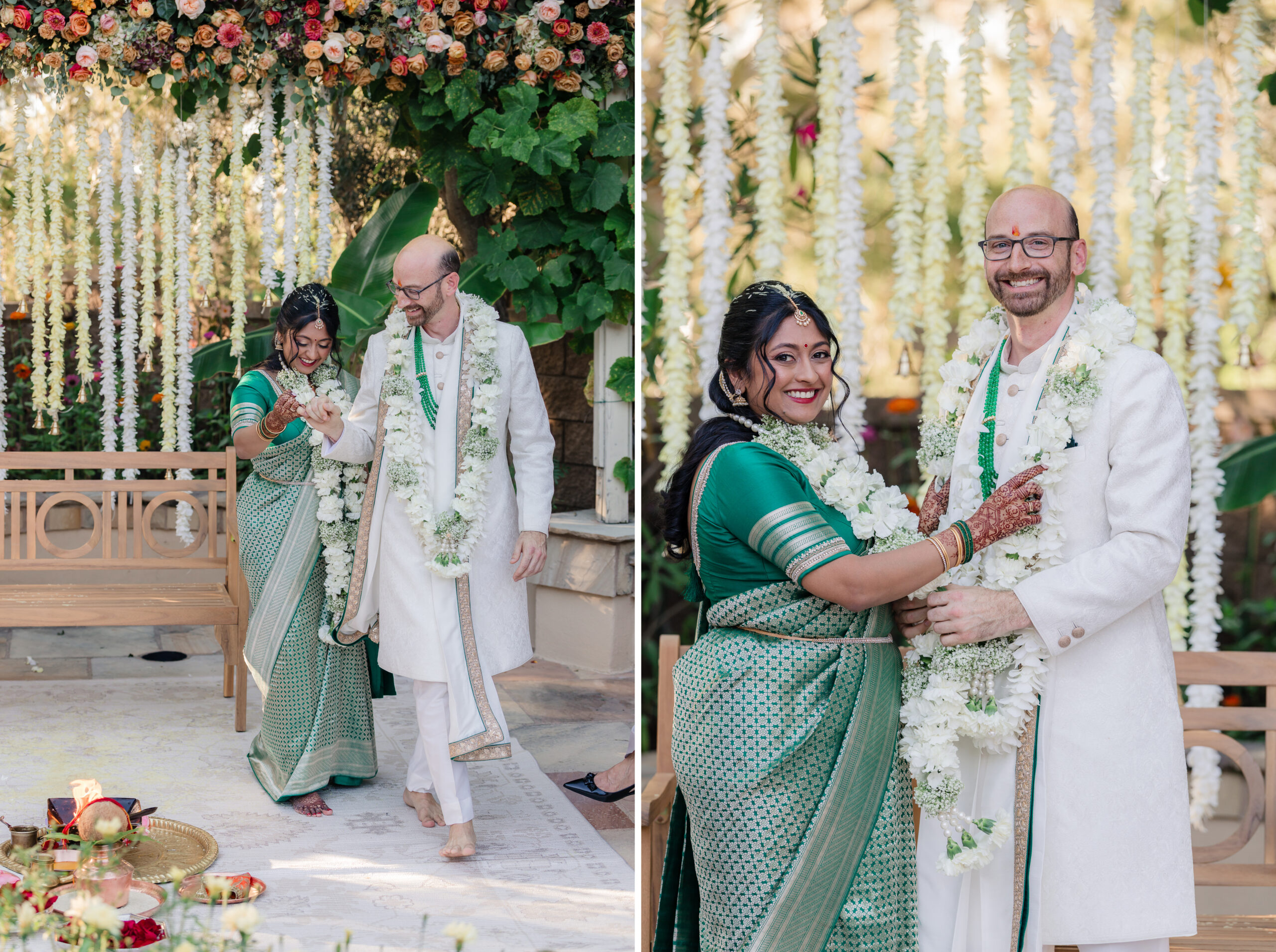 Vibrant Backyard Celebration | Lakshmi & Tom