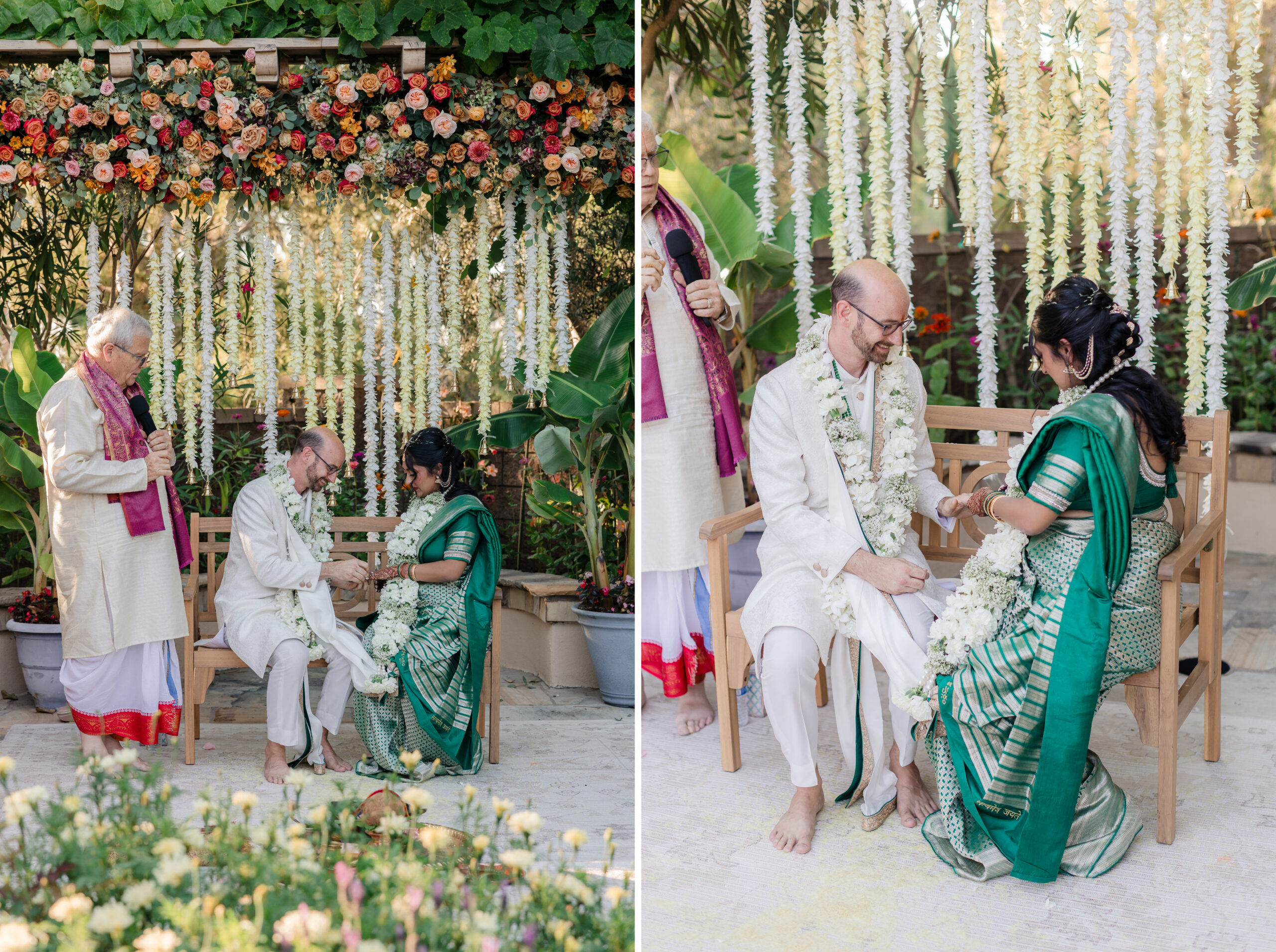 Vibrant Backyard Celebration | Lakshmi & Tom