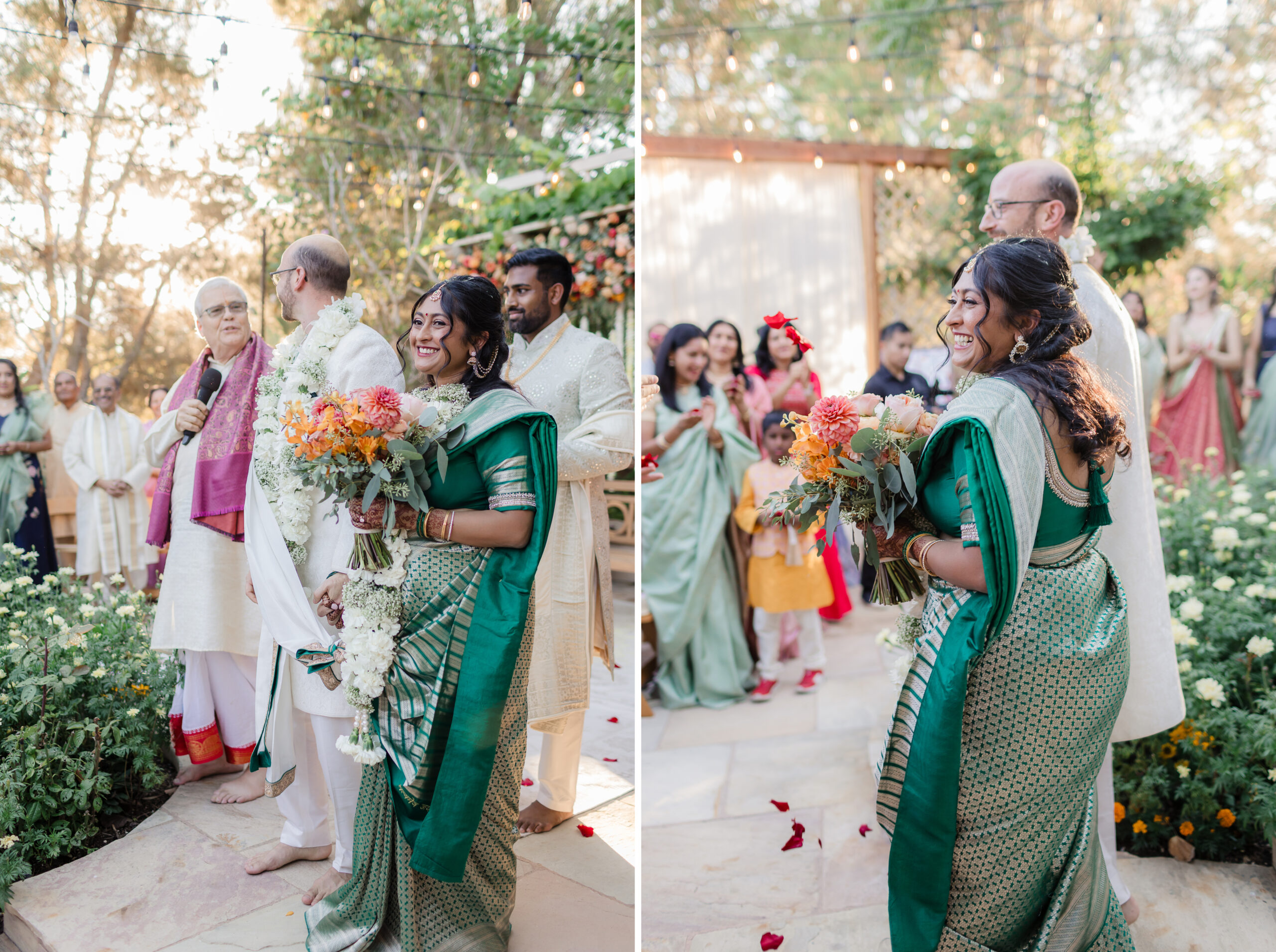 Vibrant Backyard Celebration | Lakshmi & Tom