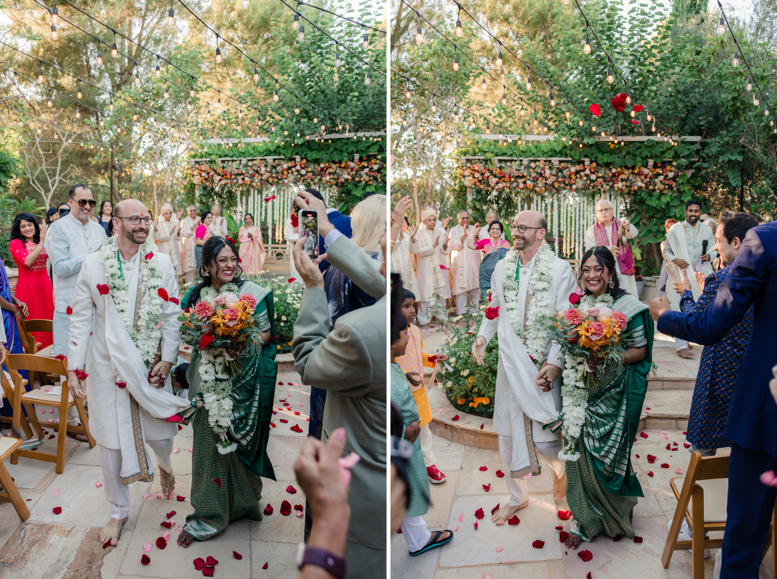 Vibrant Backyard Celebration | Lakshmi & Tom