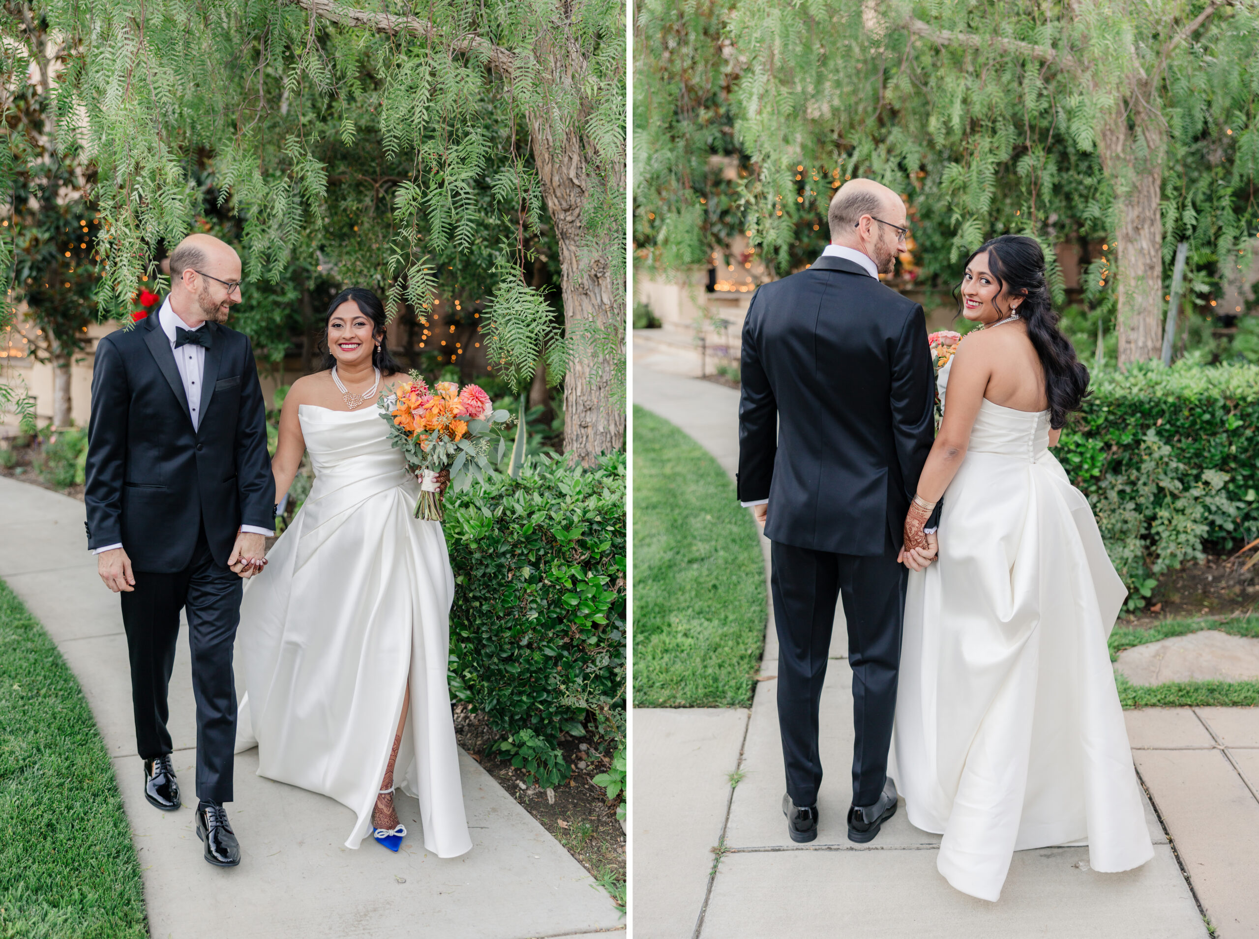 Vibrant Backyard Celebration | Lakshmi & Tom