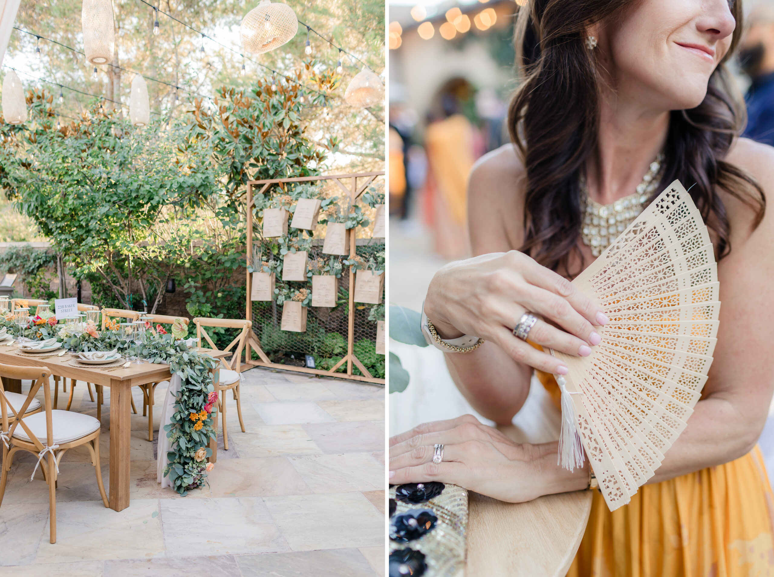 Vibrant Backyard Celebration | Lakshmi & Tom