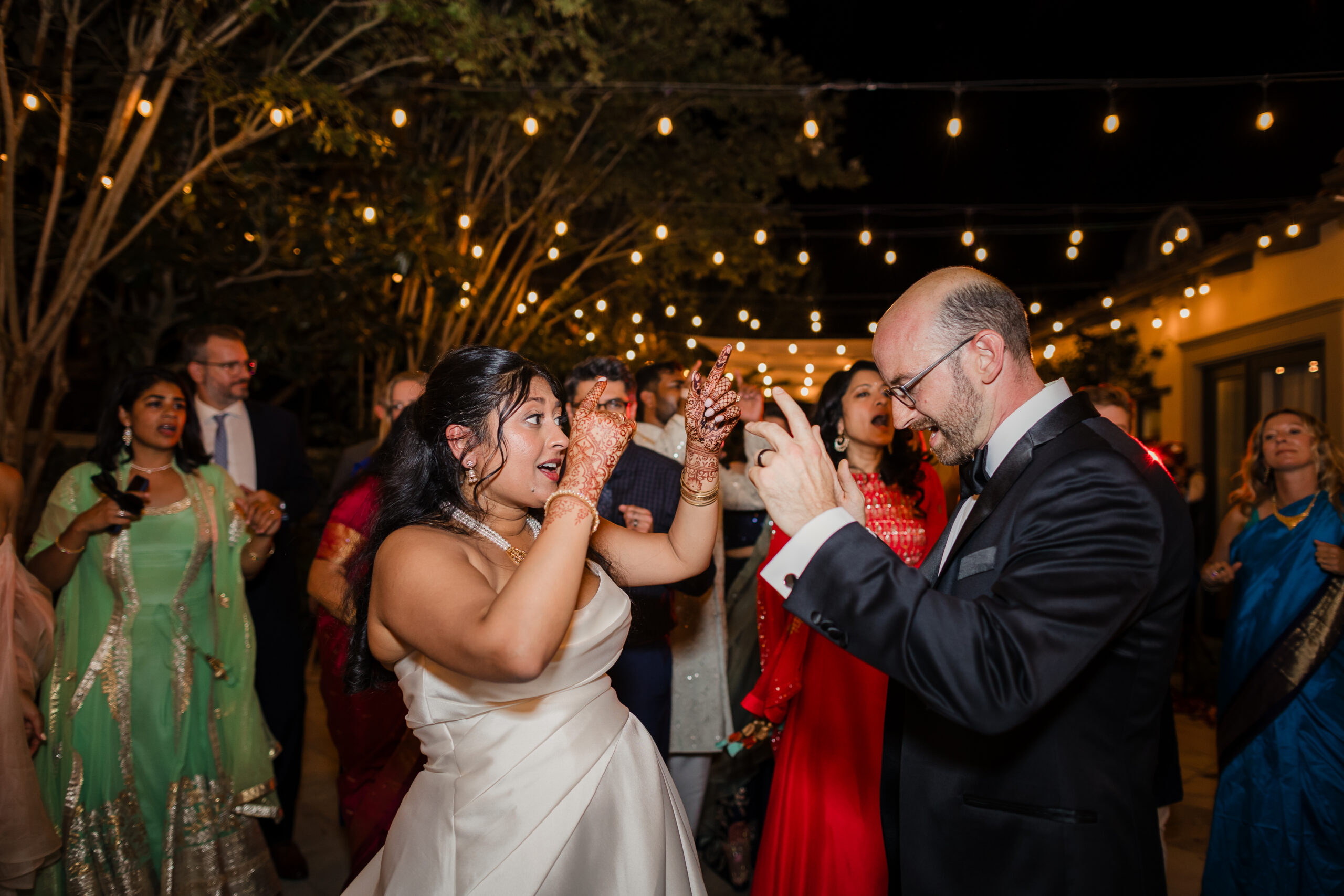 Vibrant Backyard Celebration | Lakshmi & Tom
