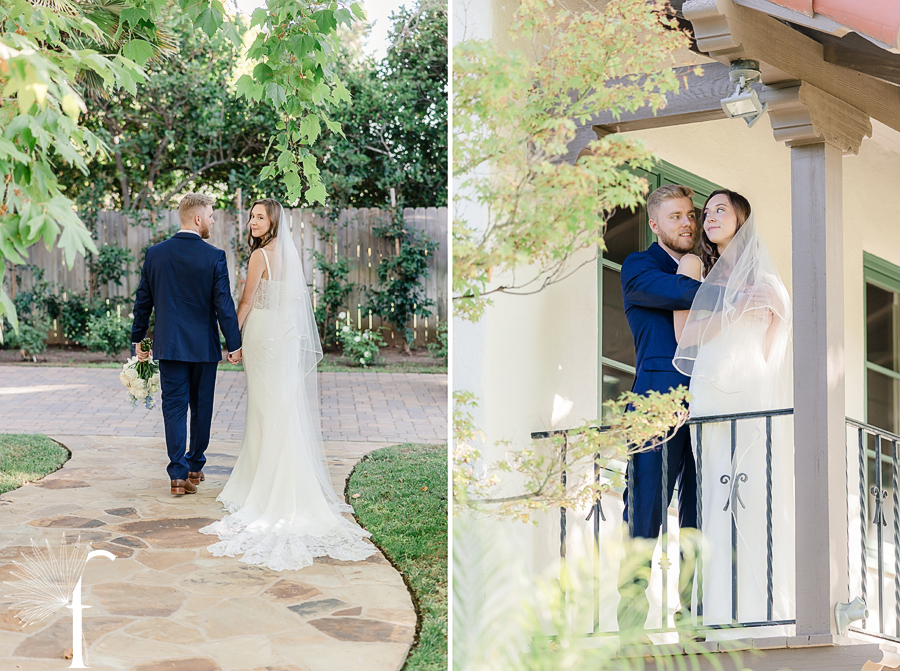 Santa Ana Home Wedding | Brooke & Mark