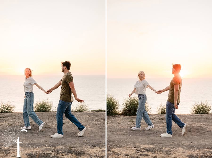 Palos Verdes Cliffs Engagement | Kassie & Tim