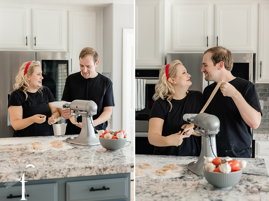At-Home Cooking Engagement | Casey & Nathan 