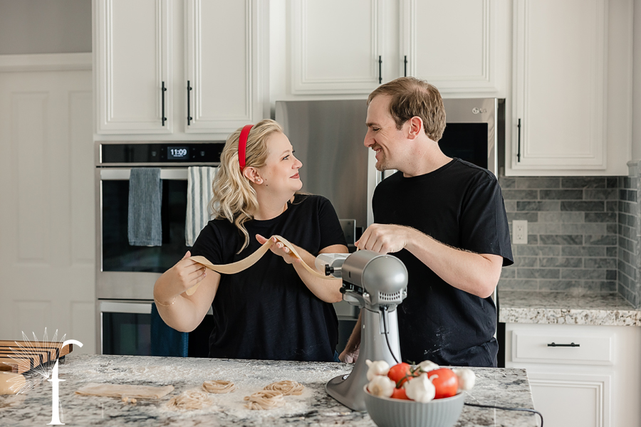 At-Home Cooking Engagement | Casey & Nathan 