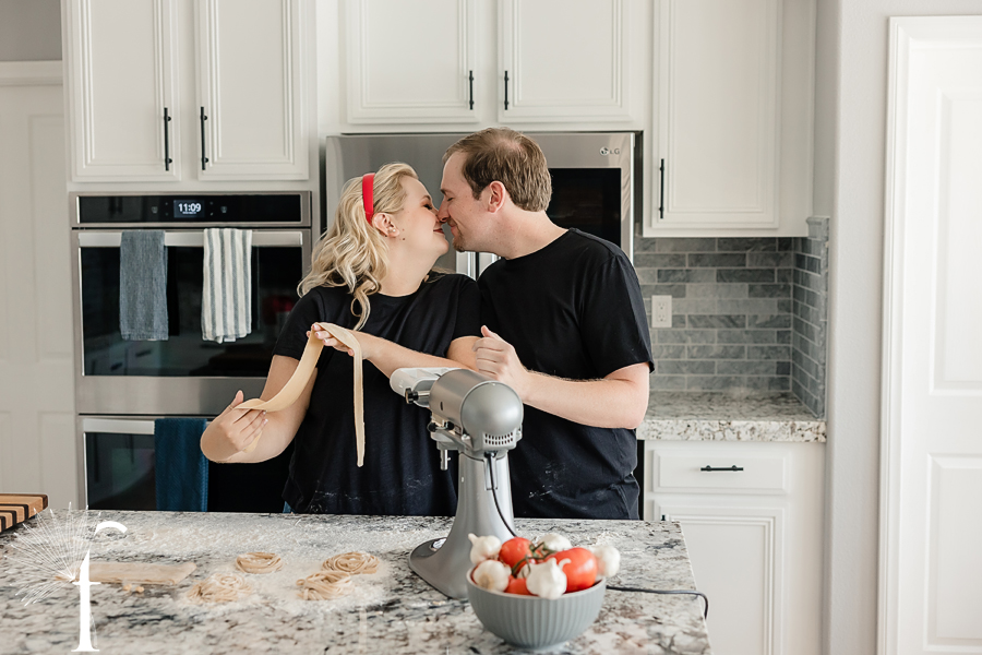 At-Home Cooking Engagement | Casey & Nathan 
