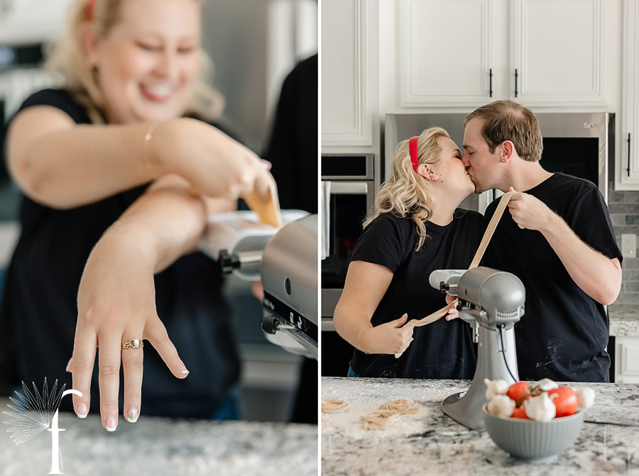 At-Home Cooking Engagement | Casey & Nathan 