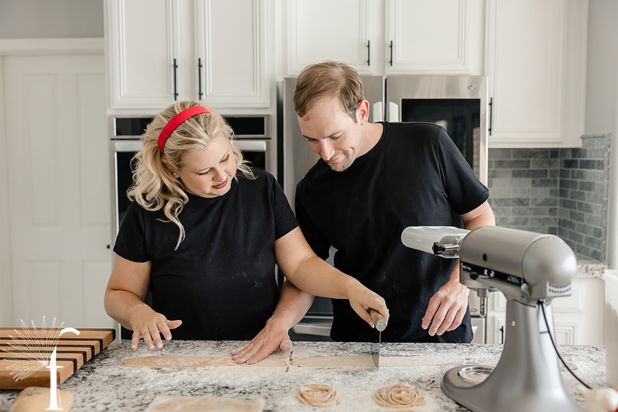 At-Home Cooking Engagement | Casey & Nathan 