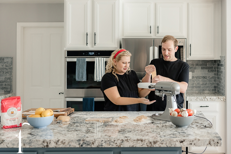 At-Home Cooking Engagement | Casey & Nathan 