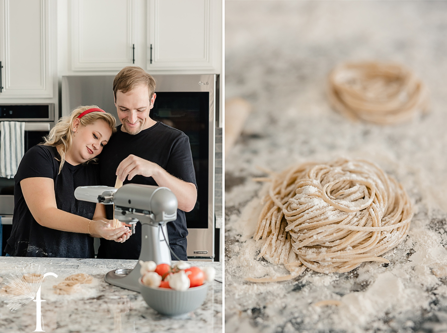 At-Home Cooking Engagement | Casey & Nathan 