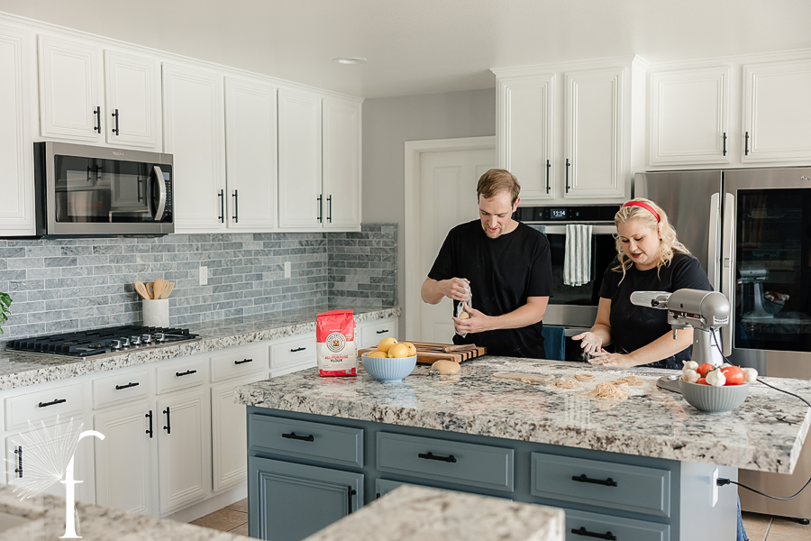 At-Home Cooking Engagement | Casey & Nathan 