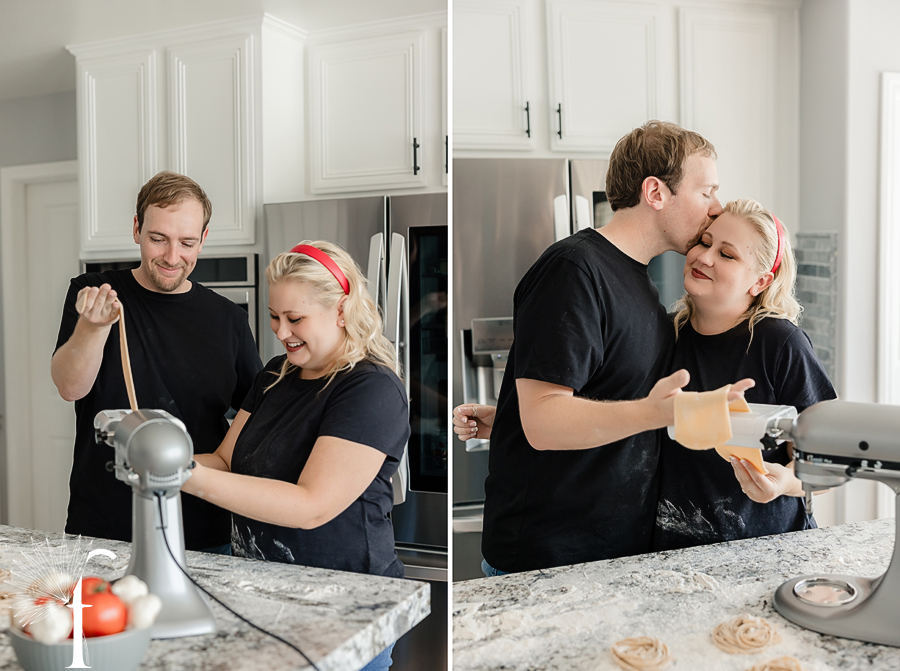 At-Home Cooking Engagement | Casey & Nathan 