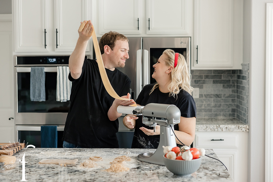 At-Home Cooking Engagement | Casey & Nathan 