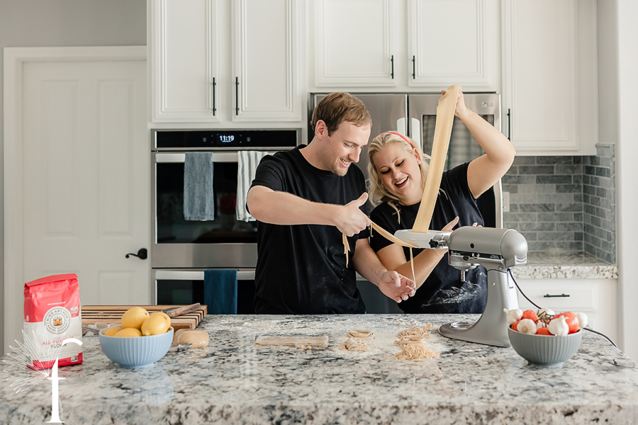 At-Home Cooking Engagement | Casey & Nathan 