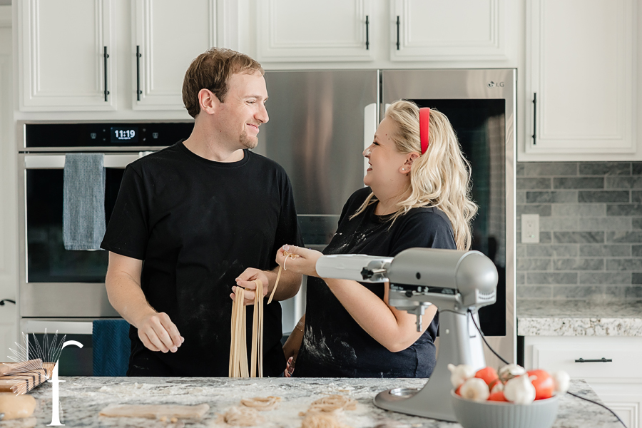 At-Home Cooking Engagement | Casey & Nathan 