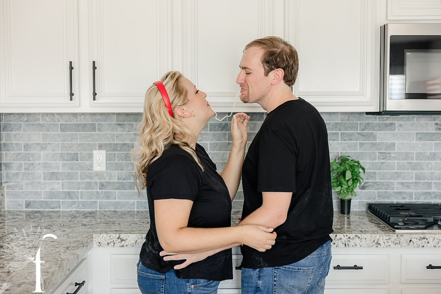 At-Home Cooking Engagement | Casey & Nathan 