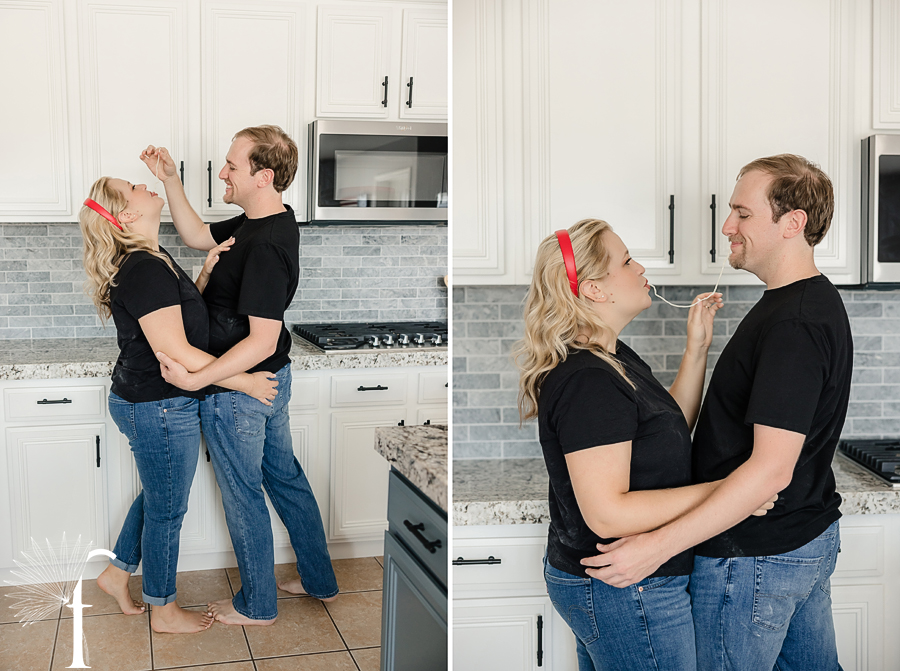 At-Home Cooking Engagement | Casey & Nathan 