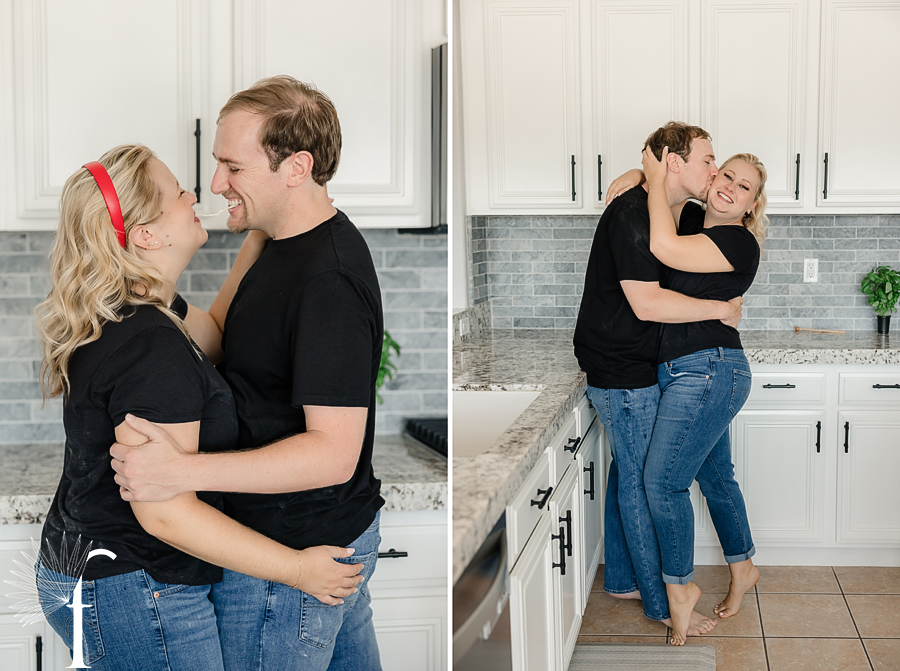 At-Home Cooking Engagement | Casey & Nathan 
